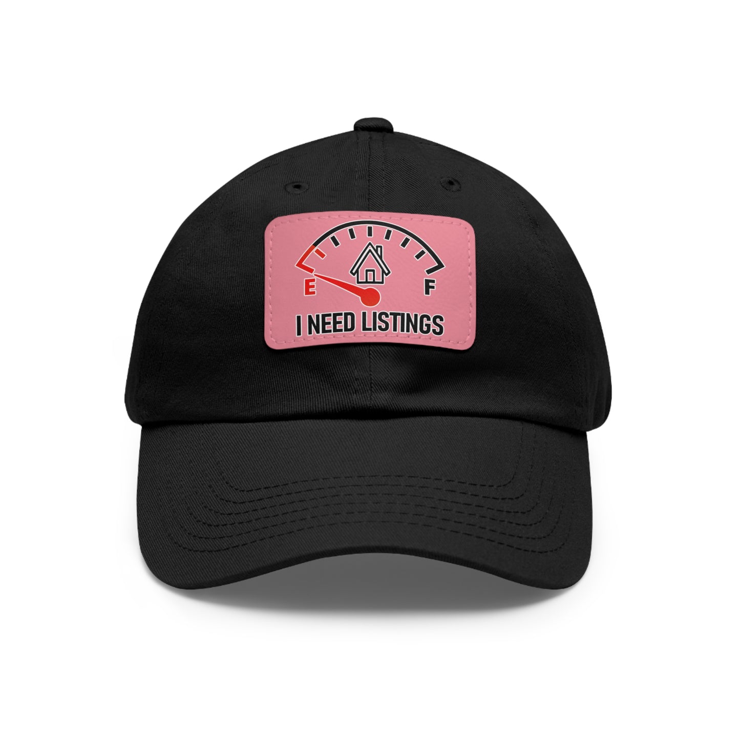 I Need Listings Hat with Leather Patch