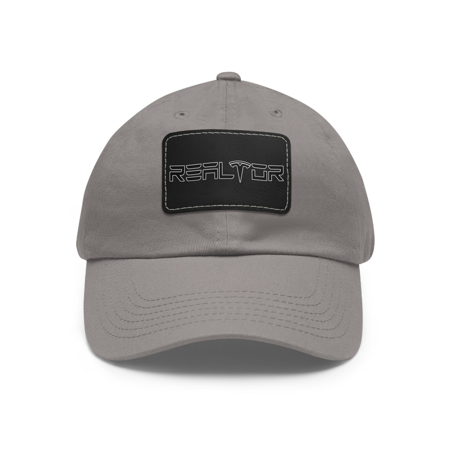 Tesla Realtor Hat with Leather Patch