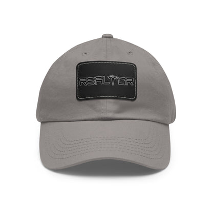 Tesla Realtor Hat with Leather Patch