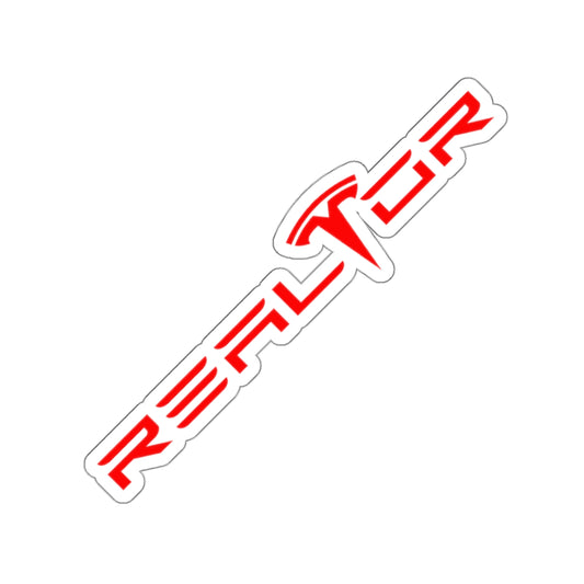 Tesla Realtor Sticker