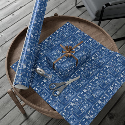 Blueprint Gift Wrap