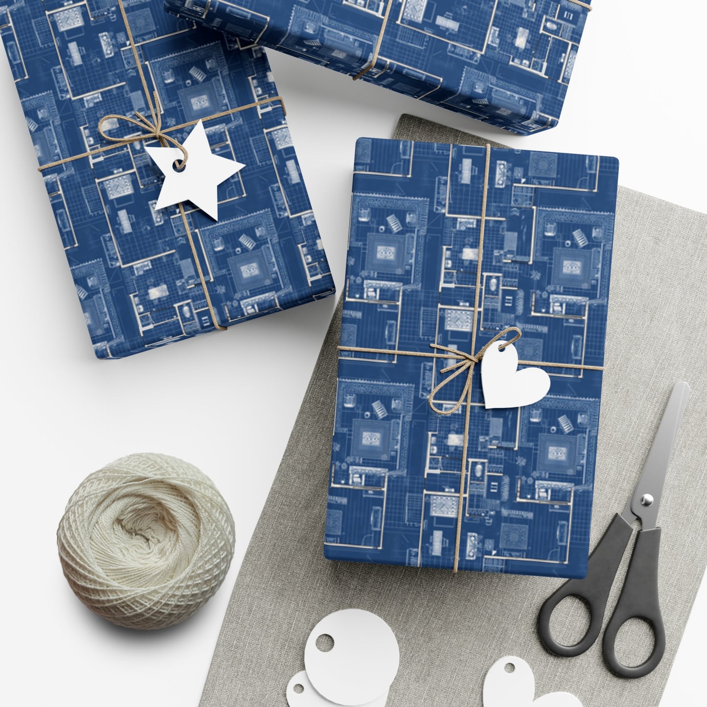 Blueprint Gift Wrap