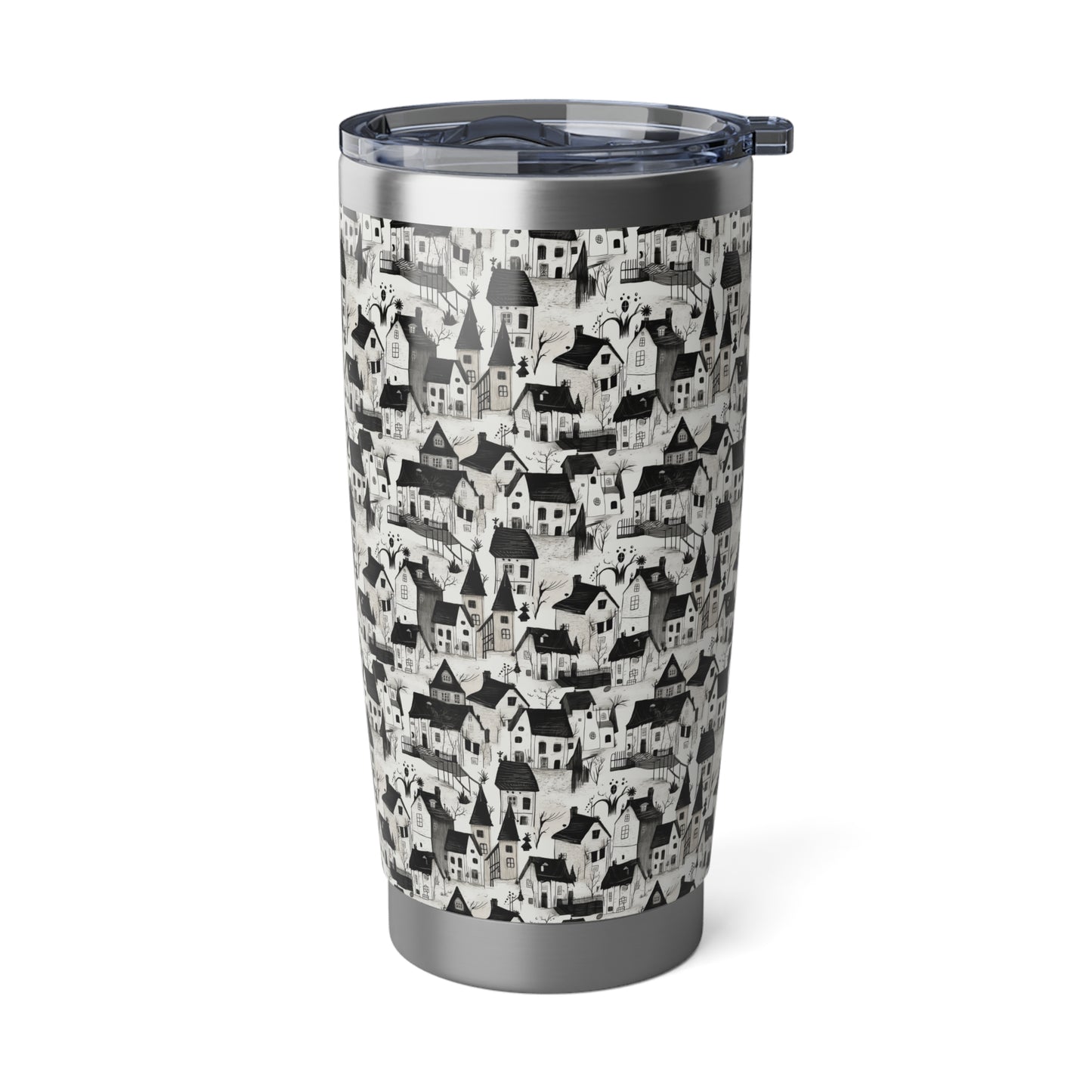 White Charcoal Neighborhood Tumbler