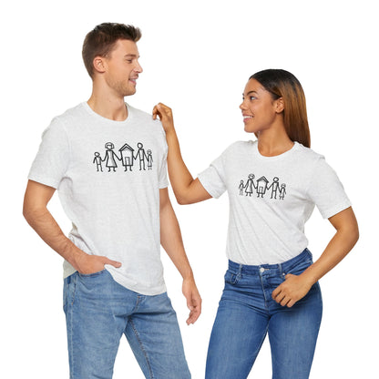 "Home Is Where Family Begins" – Realtor T-Shirt