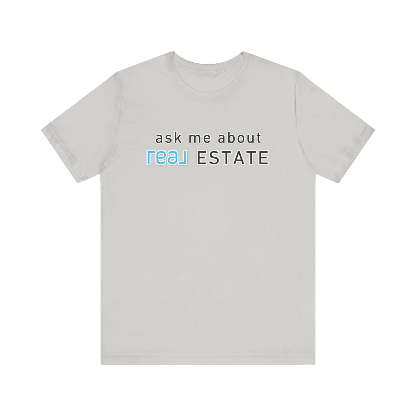 Ask Me About Real Broker Estate Blue Logo