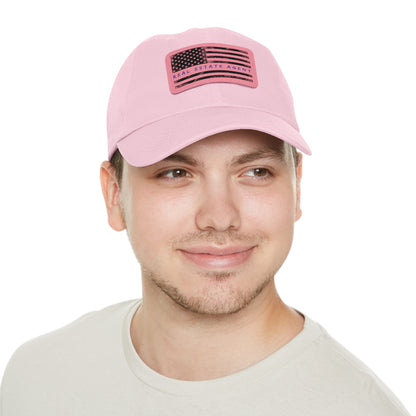 American Flag Real Estate Agent Hat with Leather Patch