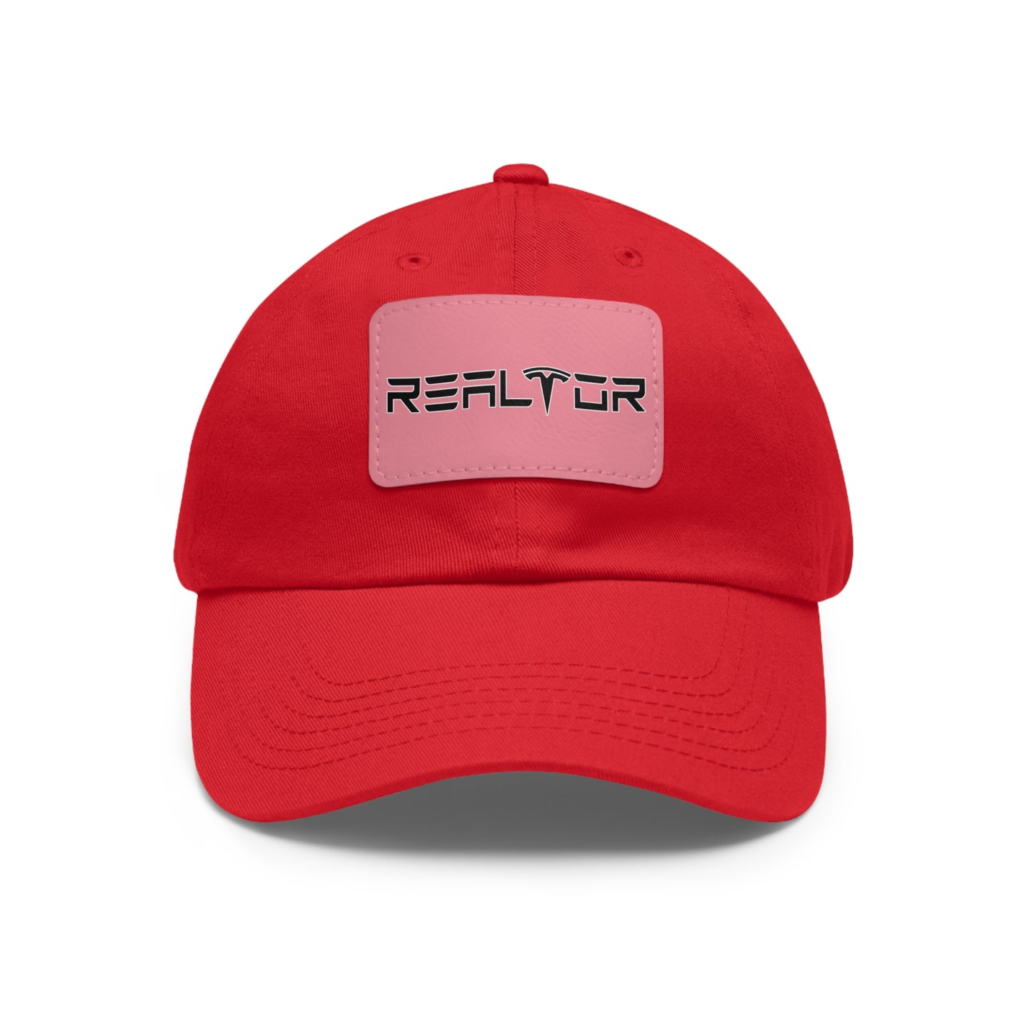 Tesla Realtor Hat with Leather Patch