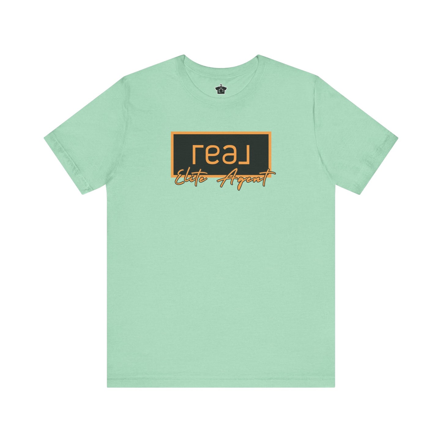 REAL Elite Agent Modern Logo Tshirt (Saffron)