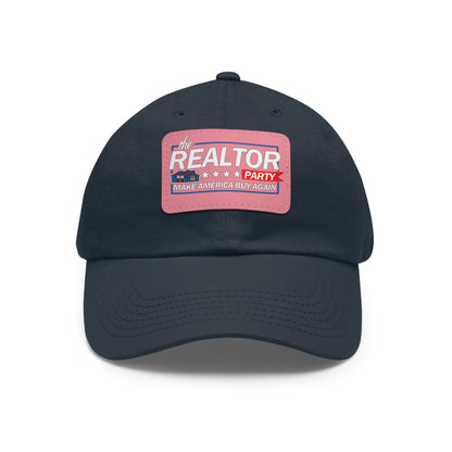 Realtor Party Make America Buy Again Hat with Leather Patch