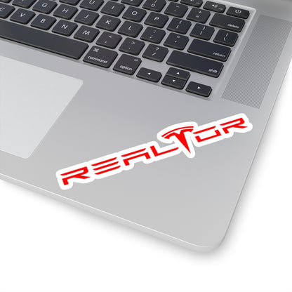 Tesla Realtor Sticker