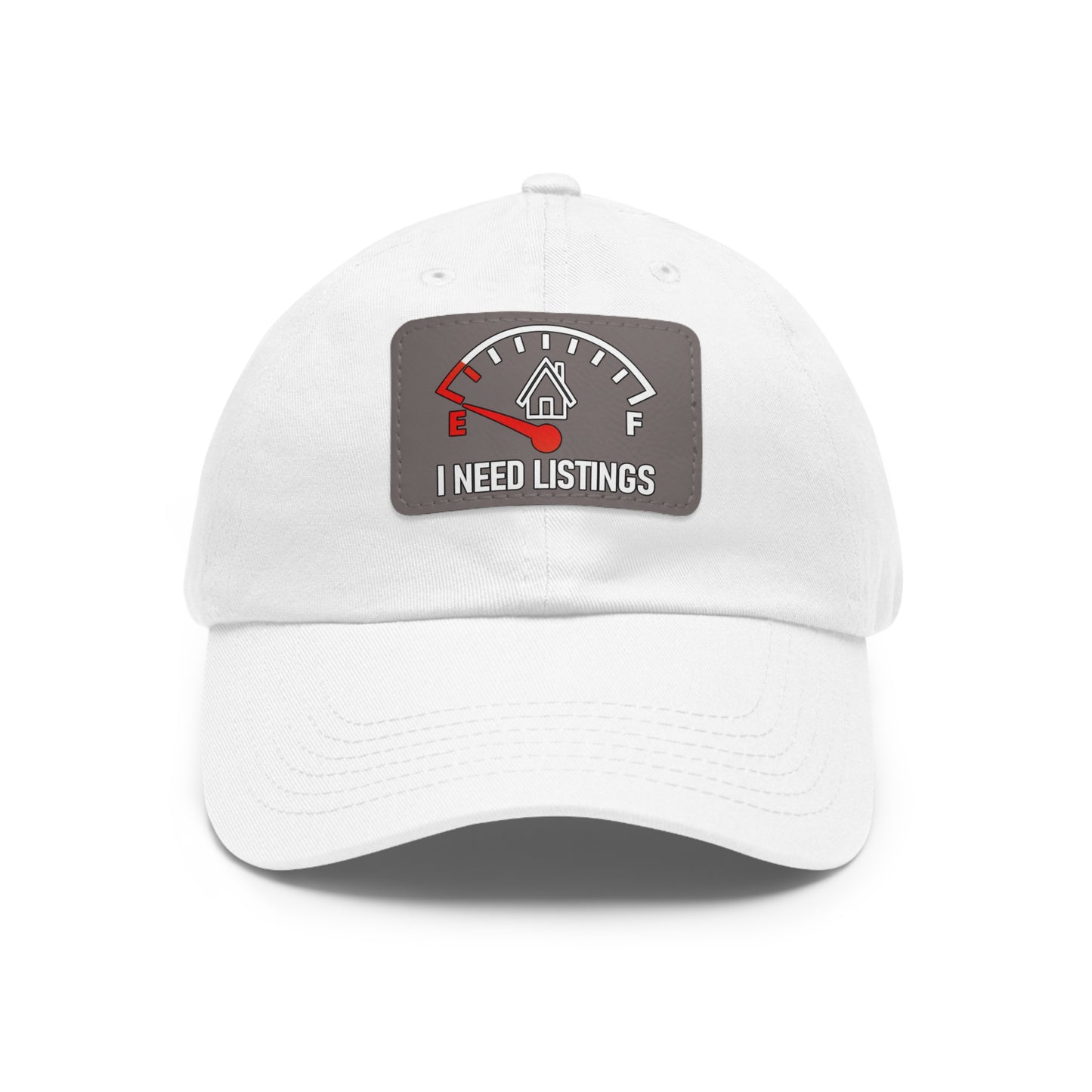 I Need Listings Hat with Leather Patch