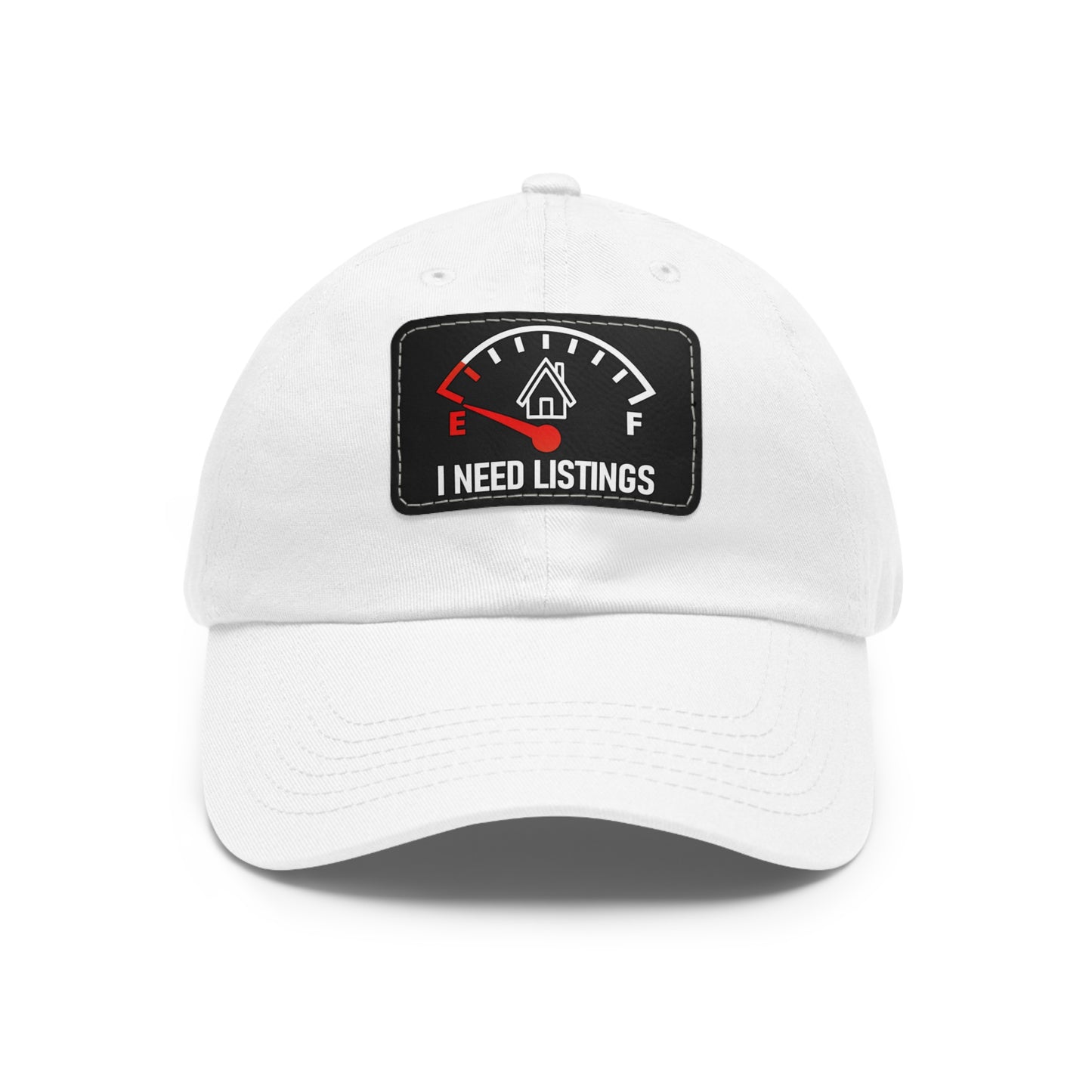 I Need Listings Hat with Leather Patch