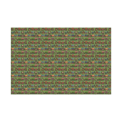 2D Neighborhood Gift Wrap