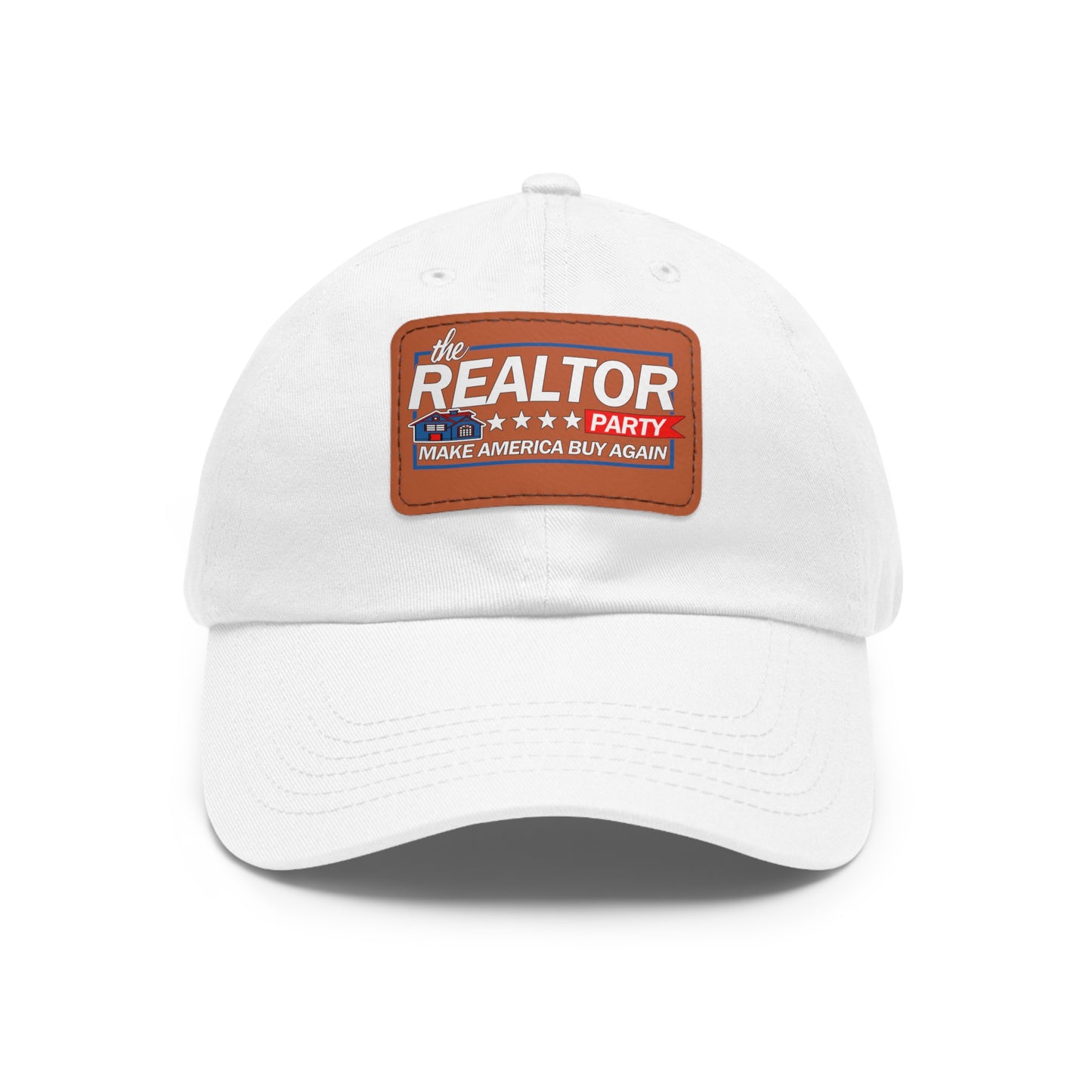 Realtor Party Make America Buy Again Hat with Leather Patch