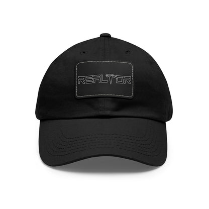 Tesla Realtor Hat with Leather Patch