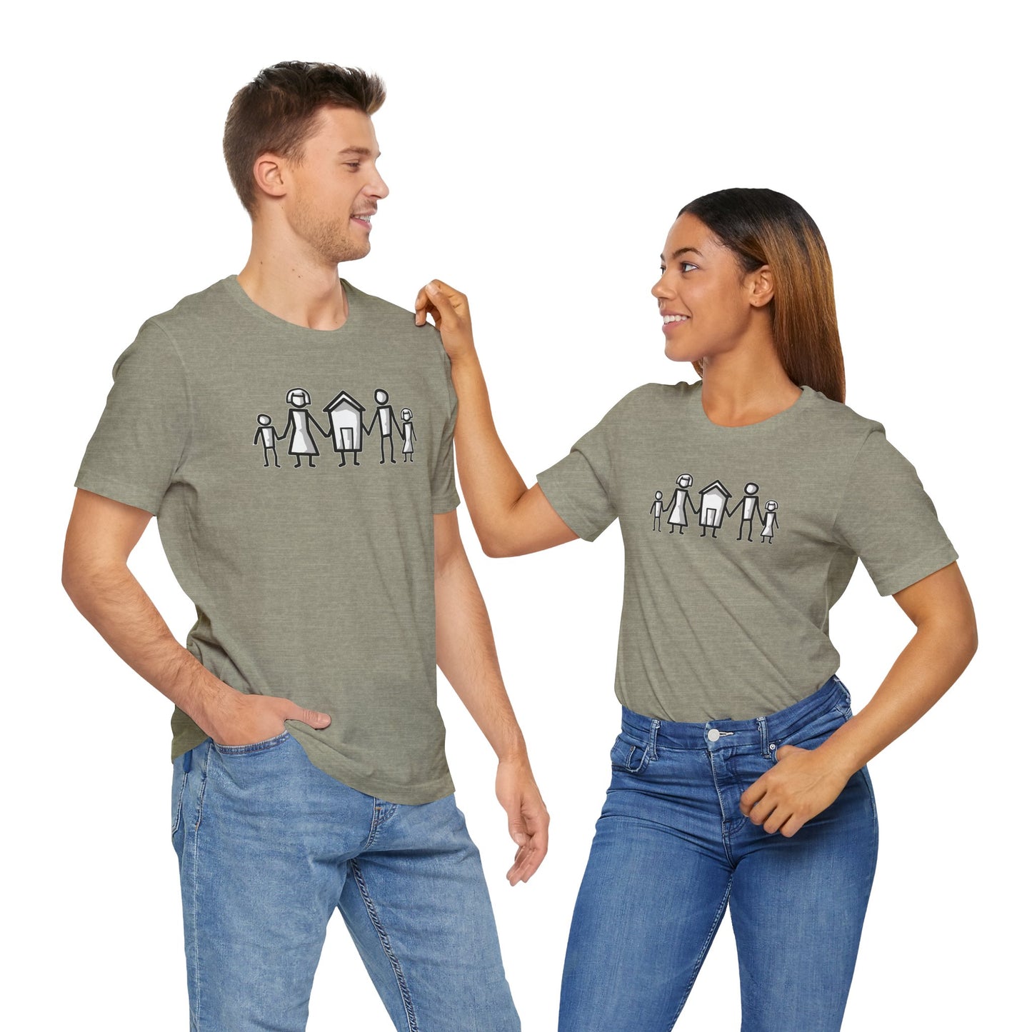 "Home Is Where Family Begins" – Realtor T-Shirt