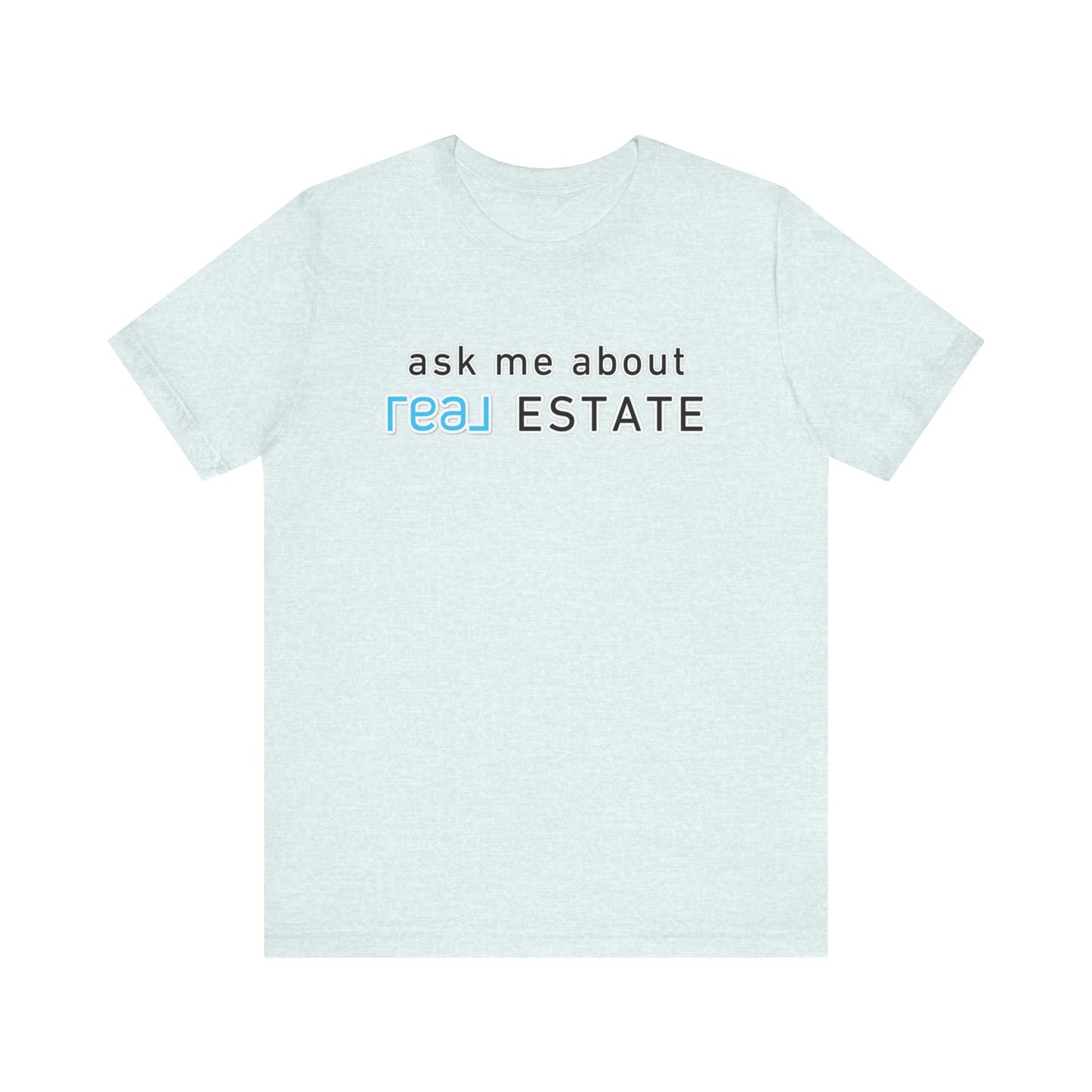 Ask Me About Real Broker Estate Blue Logo