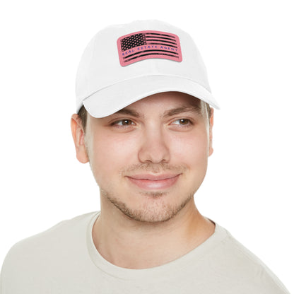 American Flag Real Estate Agent Hat with Leather Patch