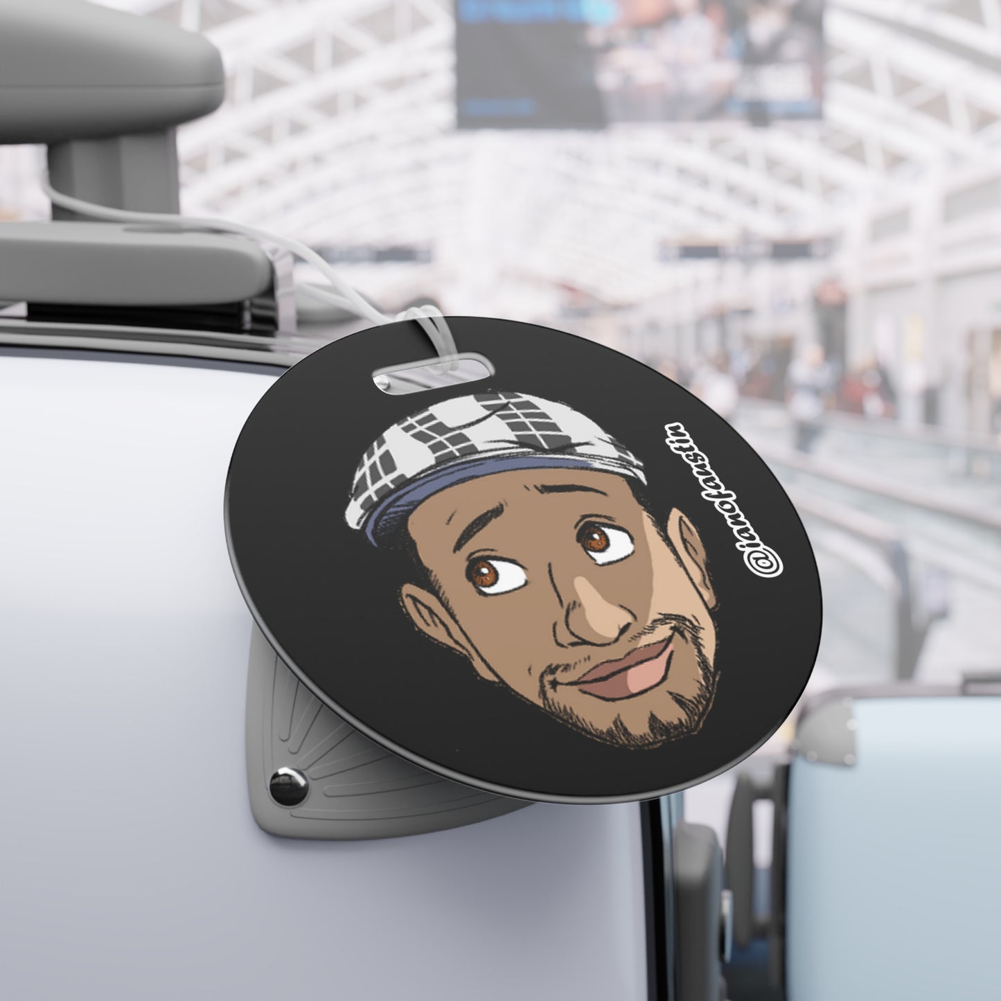 Head Logo Luggage Tag #ianofaustin