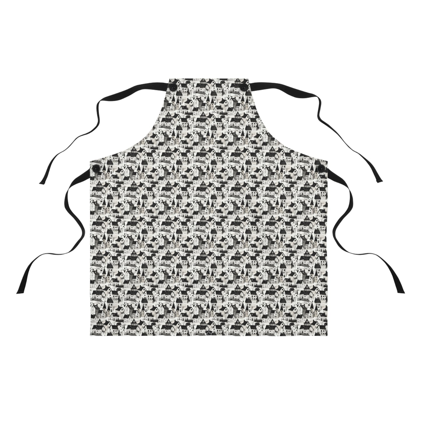 White Charcoal Neighborhood Apron