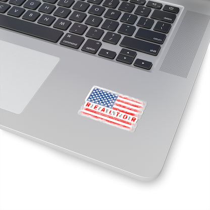 American Flag Realtor Sticker