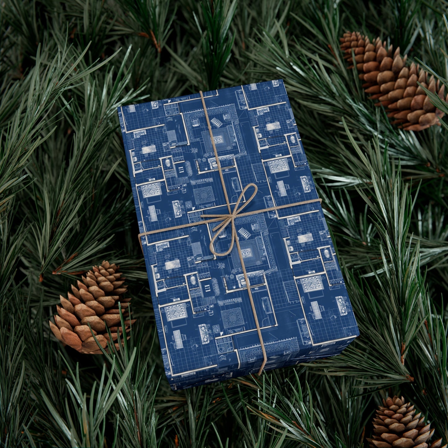 Blueprint Gift Wrap