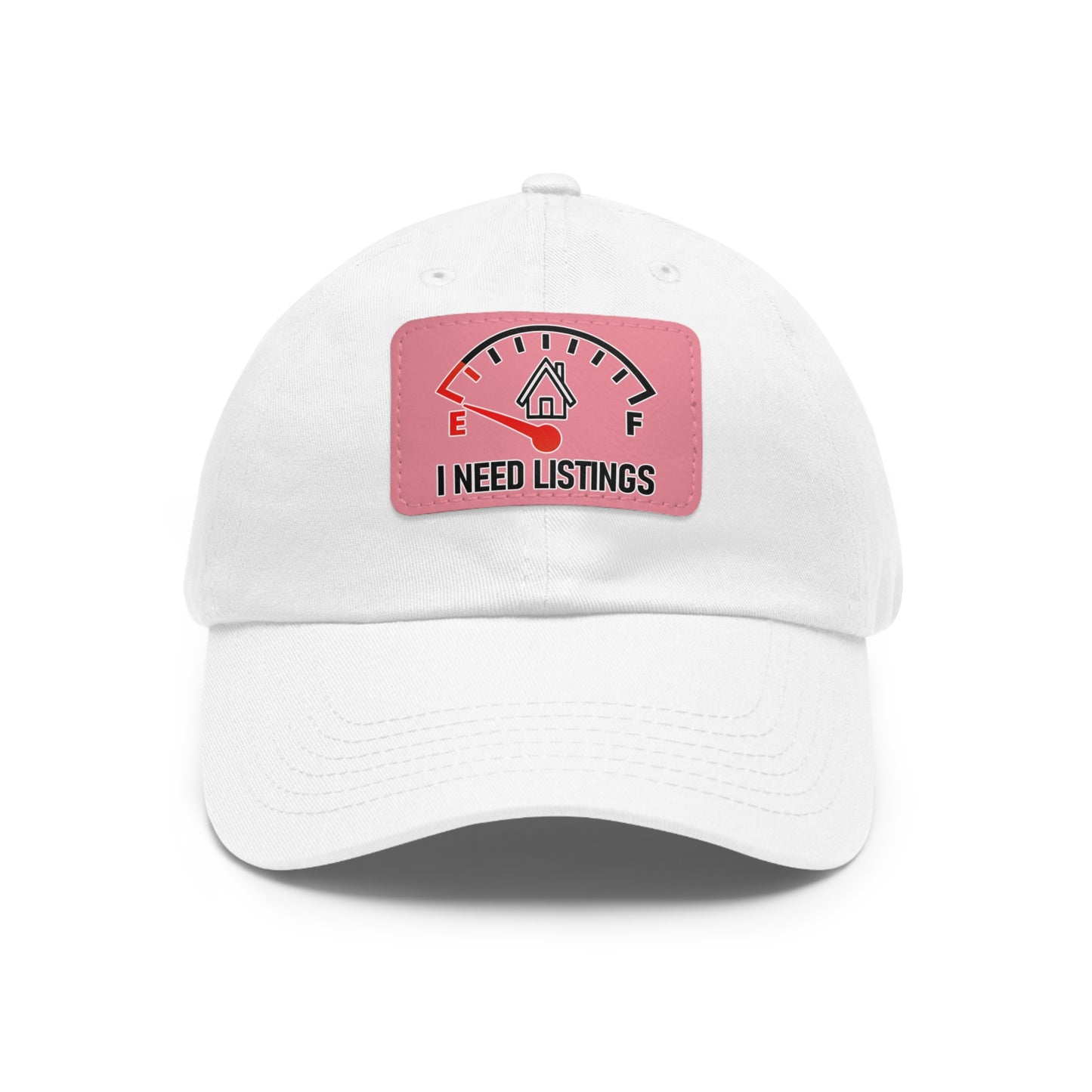 I Need Listings Hat with Leather Patch