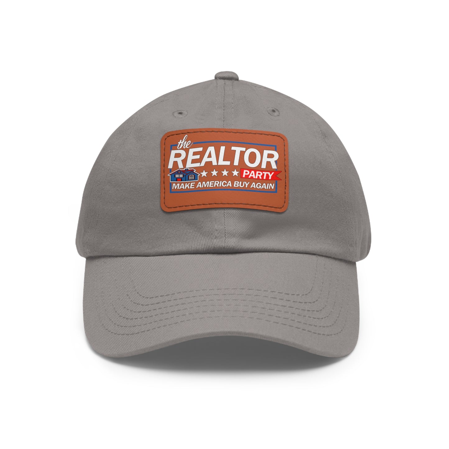 Realtor Party Make America Buy Again Hat with Leather Patch