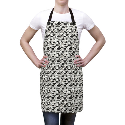 White Charcoal Neighborhood Apron