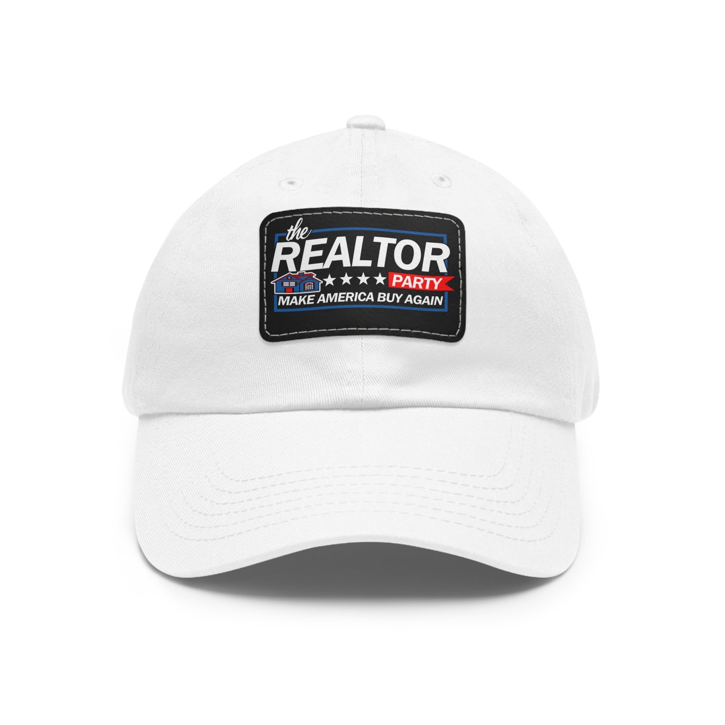 Realtor Party Make America Buy Again Hat with Leather Patch