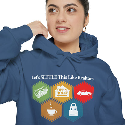 Let's Settle This Like Realtors Hoodie