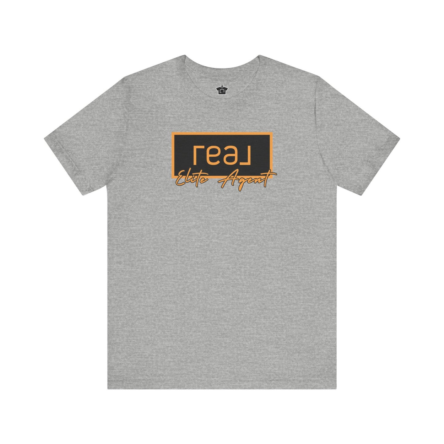 REAL Elite Agent Modern Logo Tshirt (Saffron)