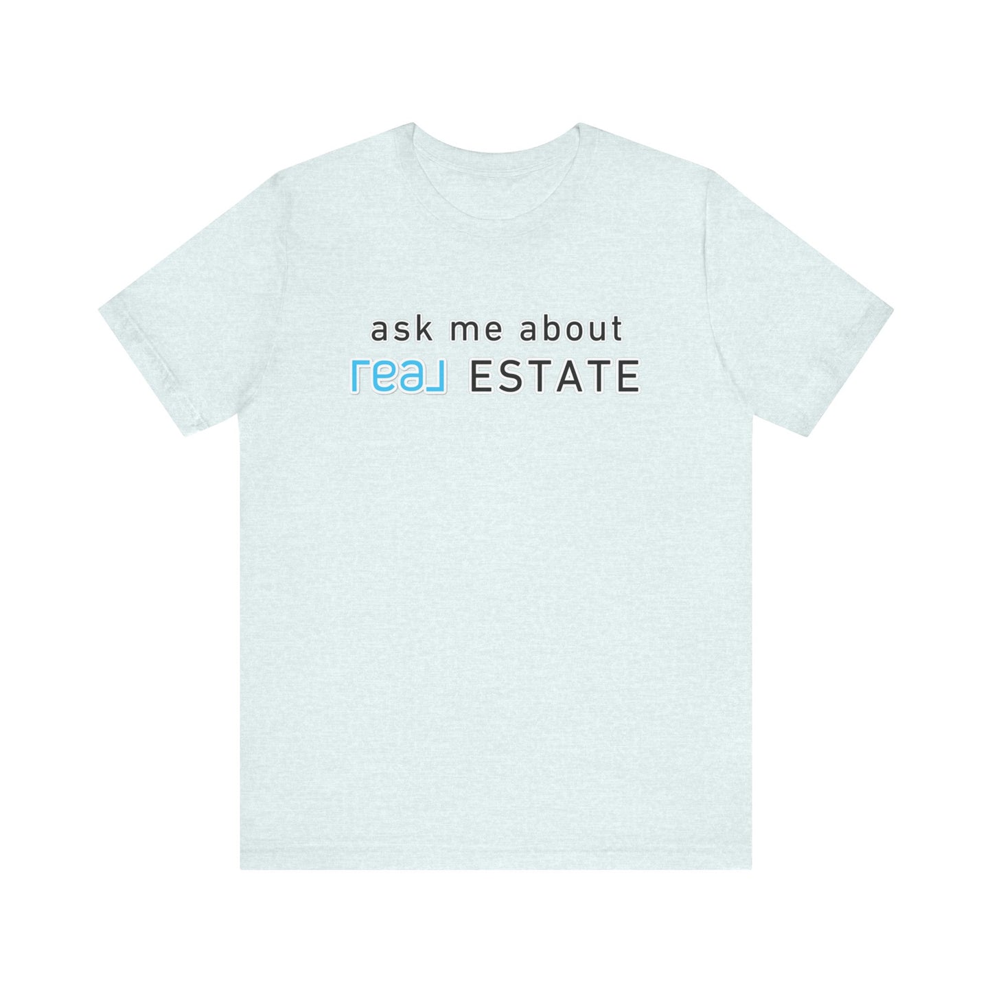 Ask Me About Real Broker Estate Blue Logo