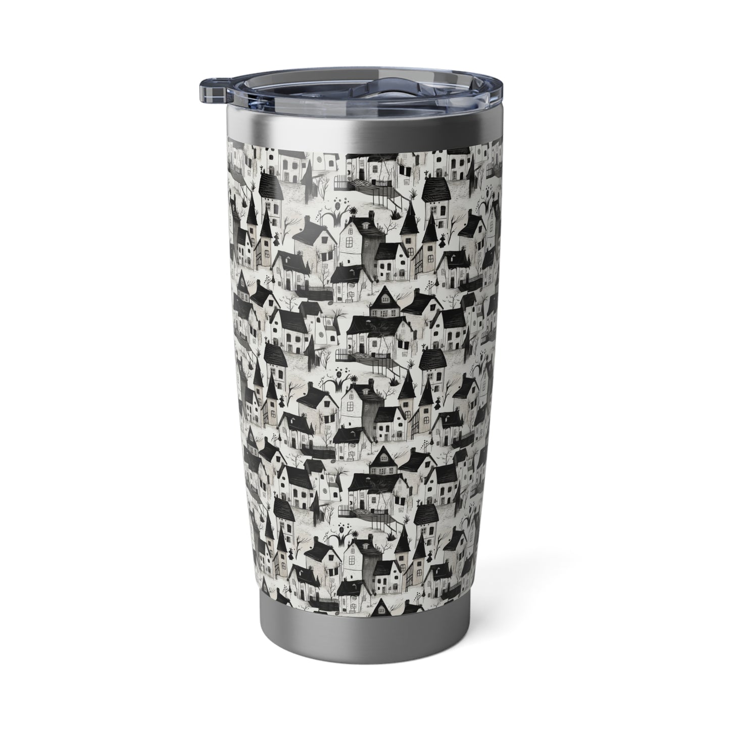 White Charcoal Neighborhood Tumbler