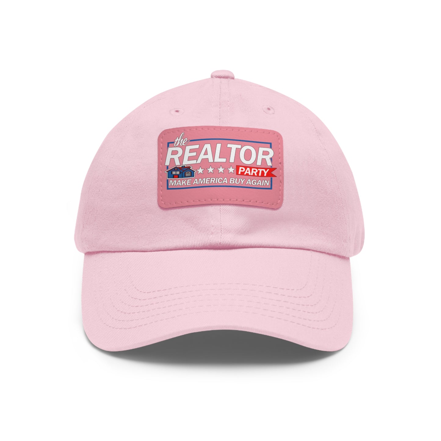 Realtor Party Make America Buy Again Hat with Leather Patch