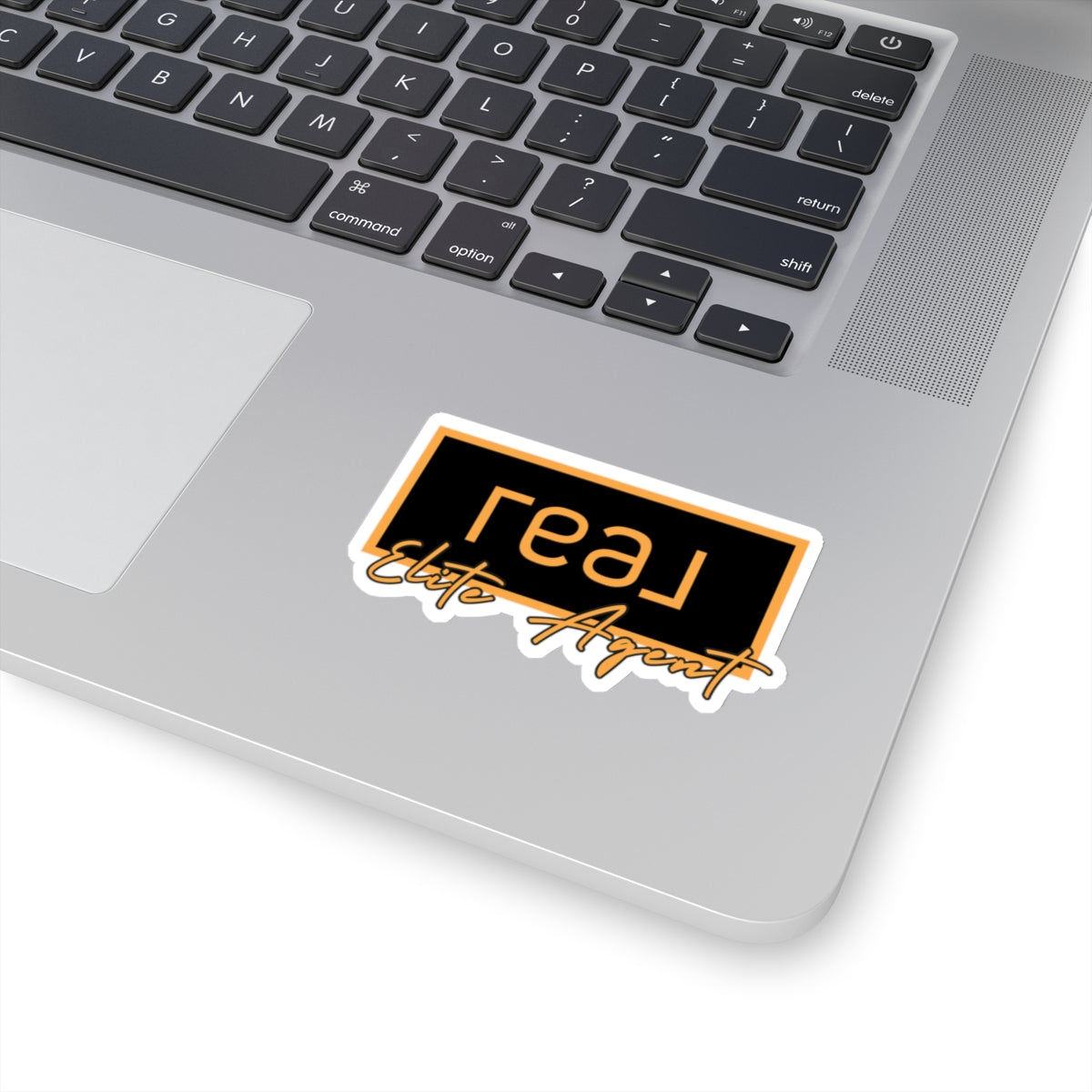 REAL Elite Agent Modern Logo Sticker (Saffron)