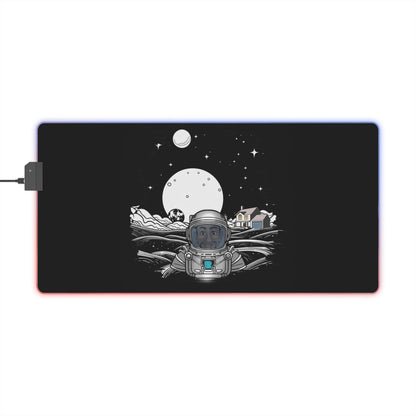 Astronaut Realtor LED Mouse Pad #ianofaustin