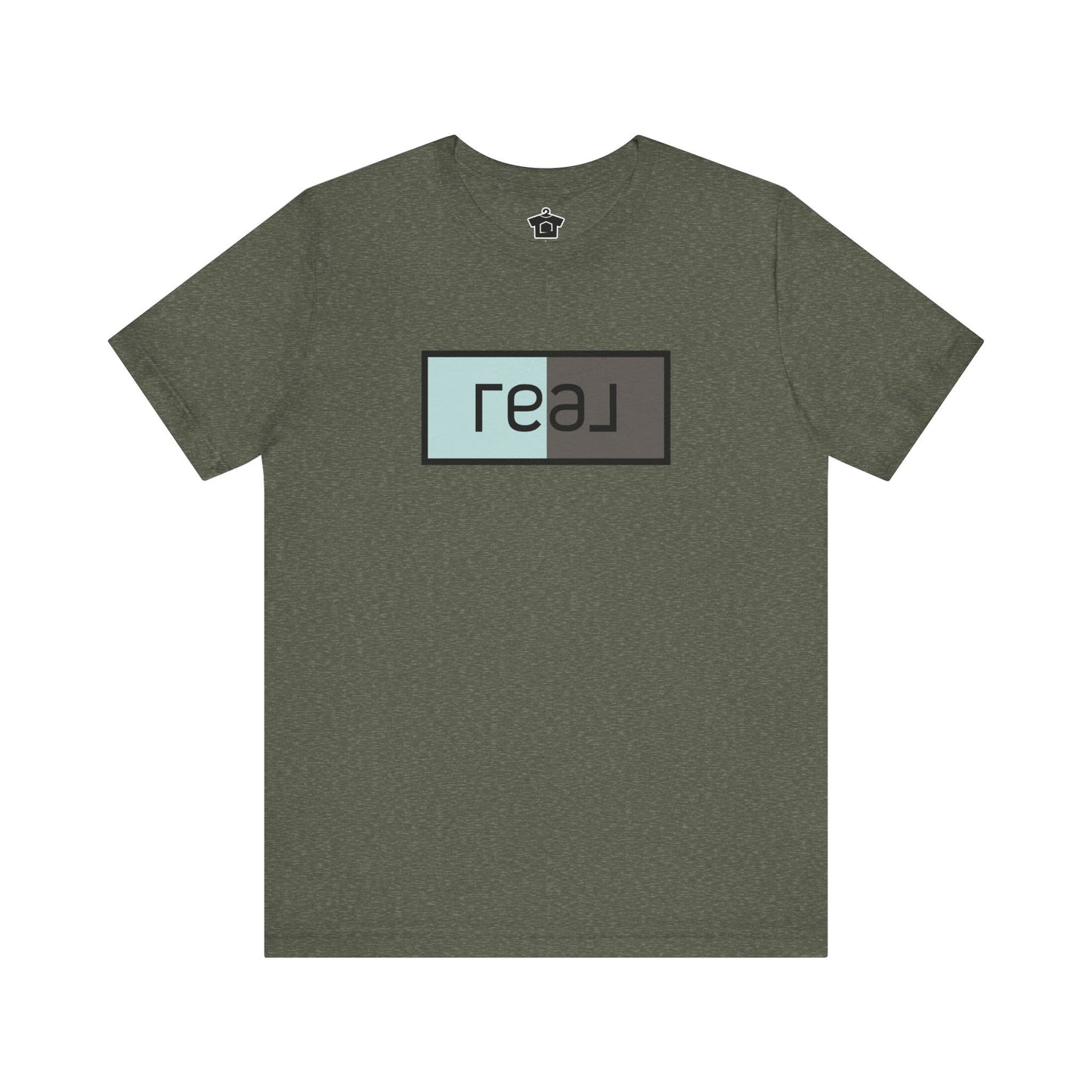 Real Broker Logo Modern Mint Grey - Unofficial