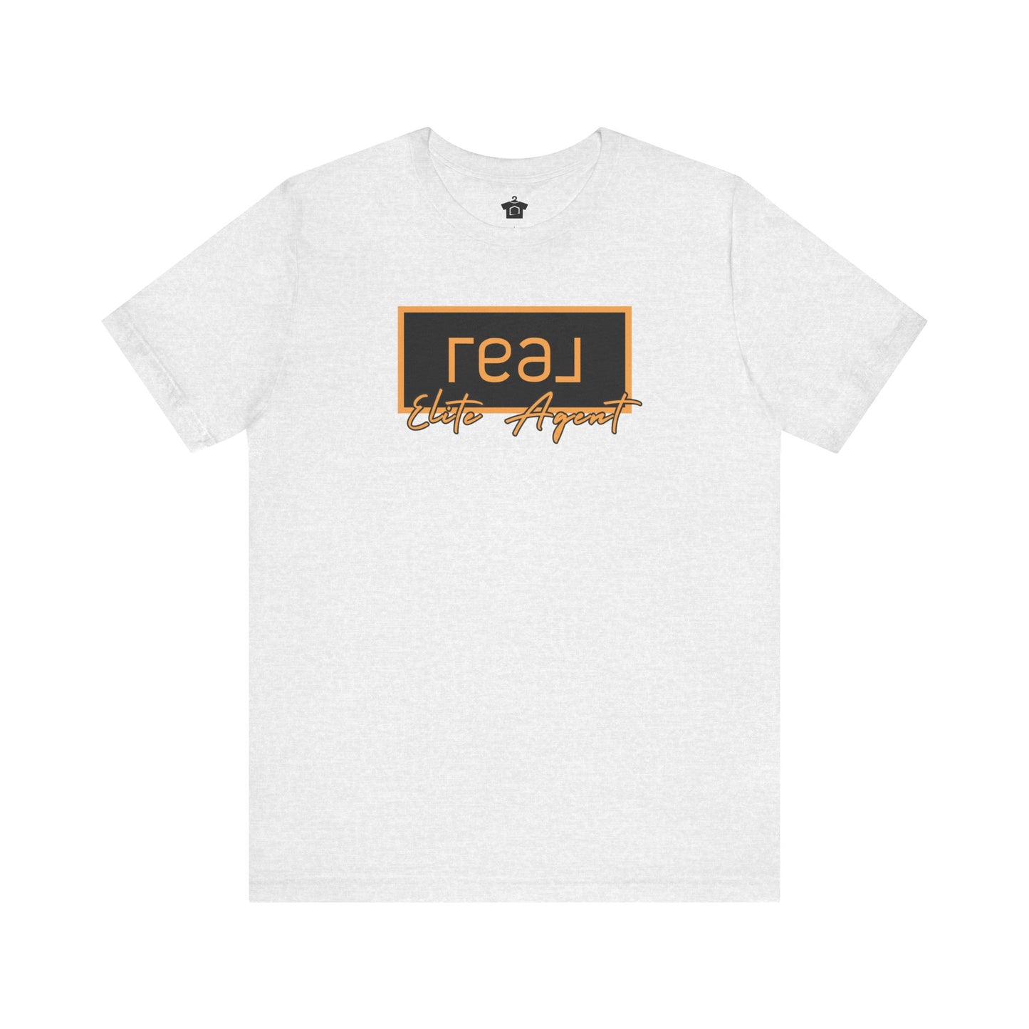 REAL Elite Agent Modern Logo Tshirt (Saffron)