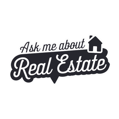 Ask Me About Real Estate Speech Bubble Tee