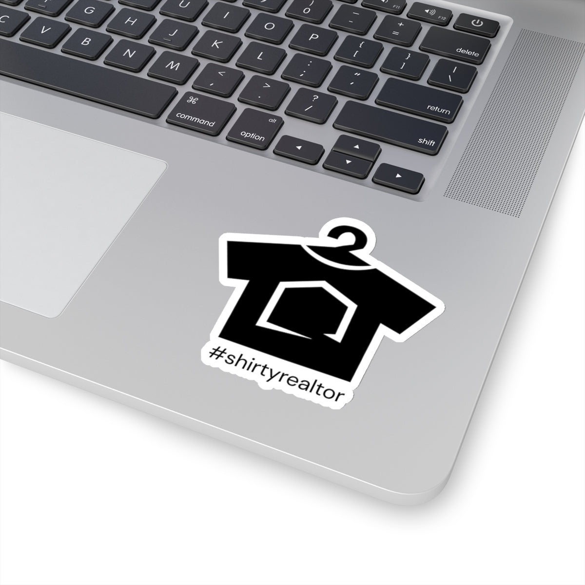 ShirtyRealtor Logo Sticker (Black)