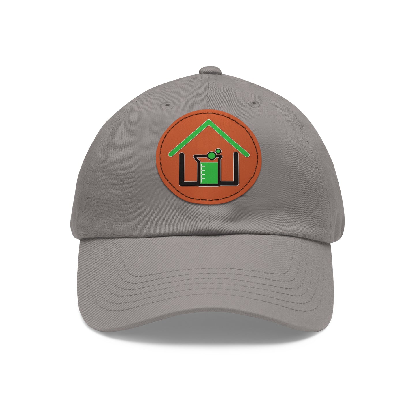 Real Estate Lab Logo Hat with Leather Patch