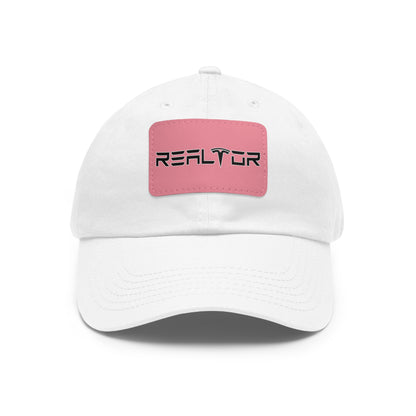 Tesla Realtor Hat with Leather Patch