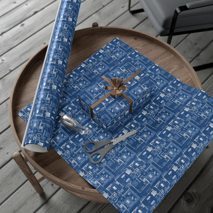 Blueprint Gift Wrap