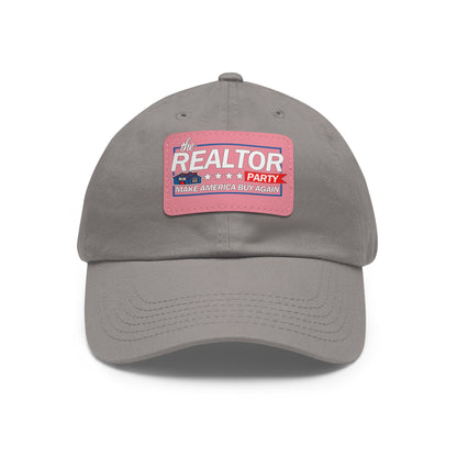 Realtor Party Make America Buy Again Hat with Leather Patch