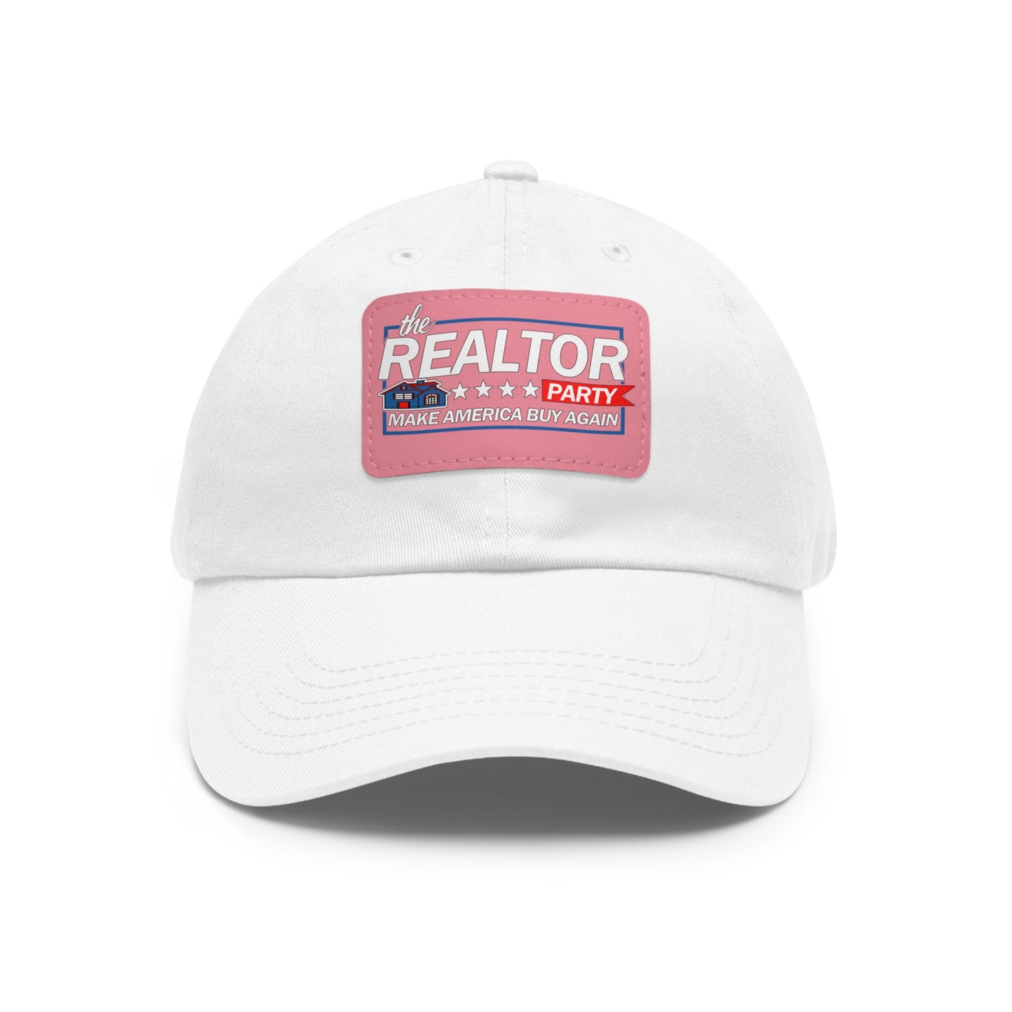 Realtor Party Make America Buy Again Hat with Leather Patch