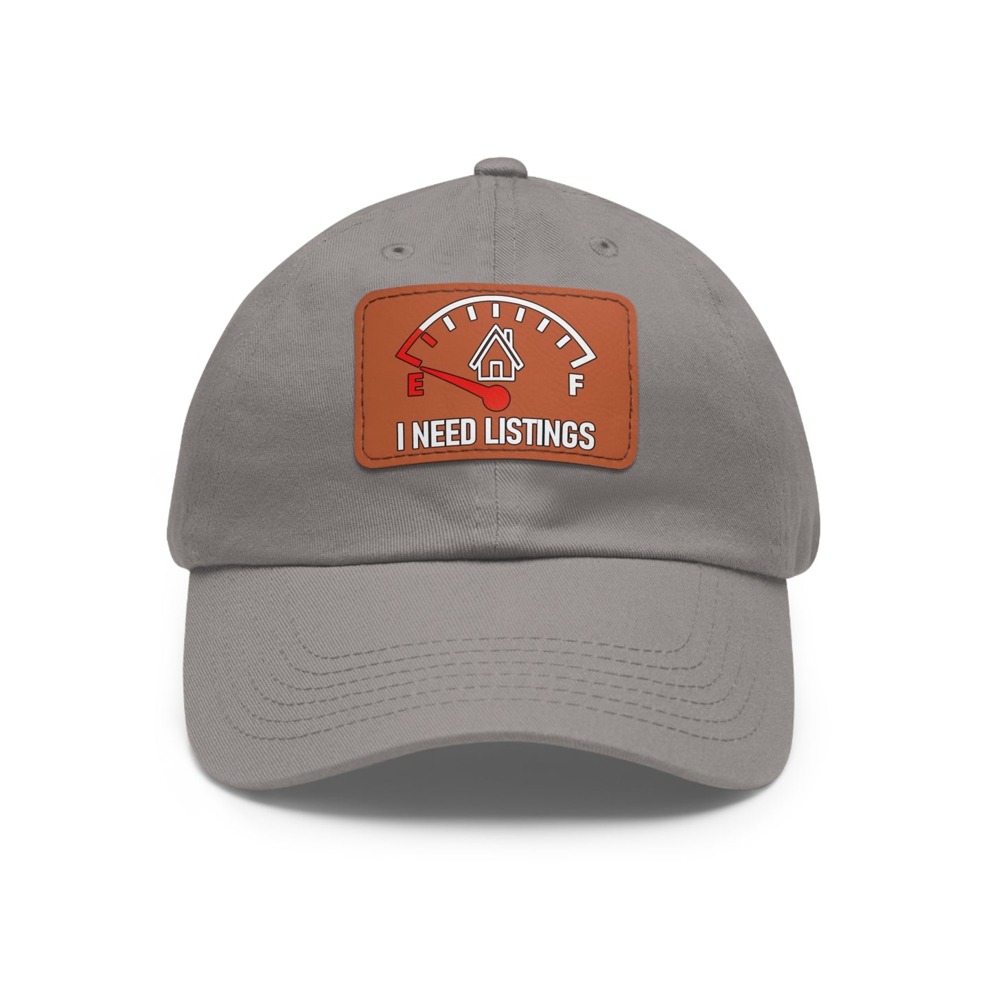 I Need Listings Hat with Leather Patch