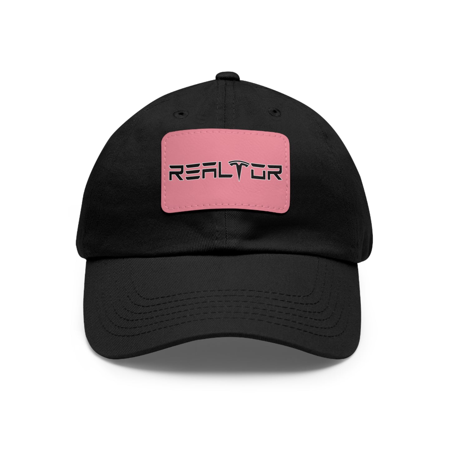 Tesla Realtor Hat with Leather Patch