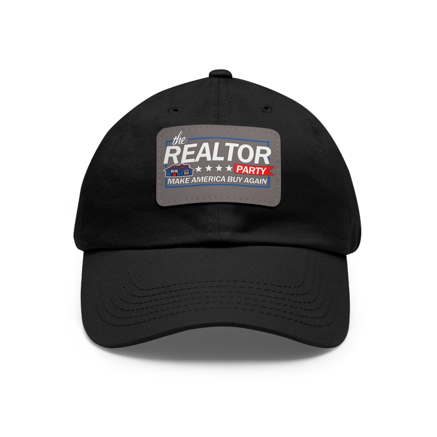 Realtor Party Make America Buy Again Hat with Leather Patch