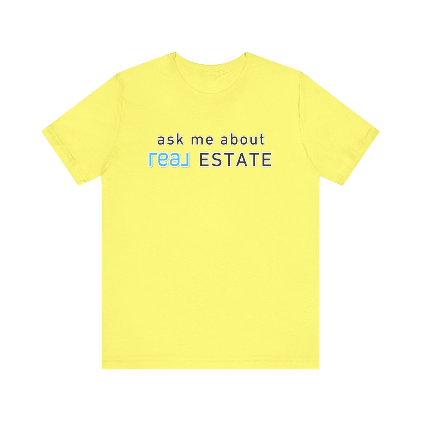 Ask Me About Real Broker Estate Blue Logo